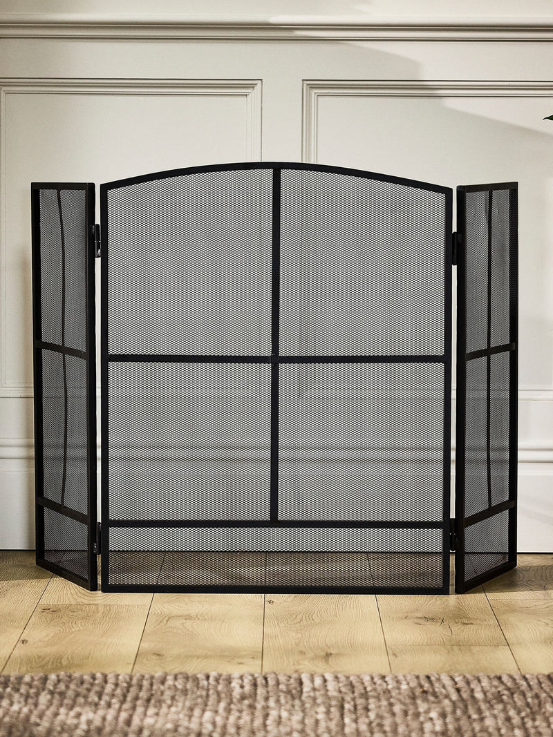 Dibor black window pane fire guard, UK version