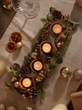 Dibor eucalyptus and cinnamon four tealight holders (British brand)