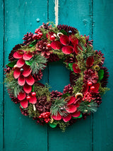 Next Dibor Cluster Berries Wreath 30cm- Buy online at McGrocer