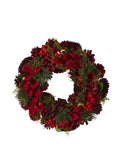 Dibor Cluster Berries wreath 30cm, imported from the UK