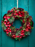 Dibor Cluster Berries wreath 30cm, imported from the UK