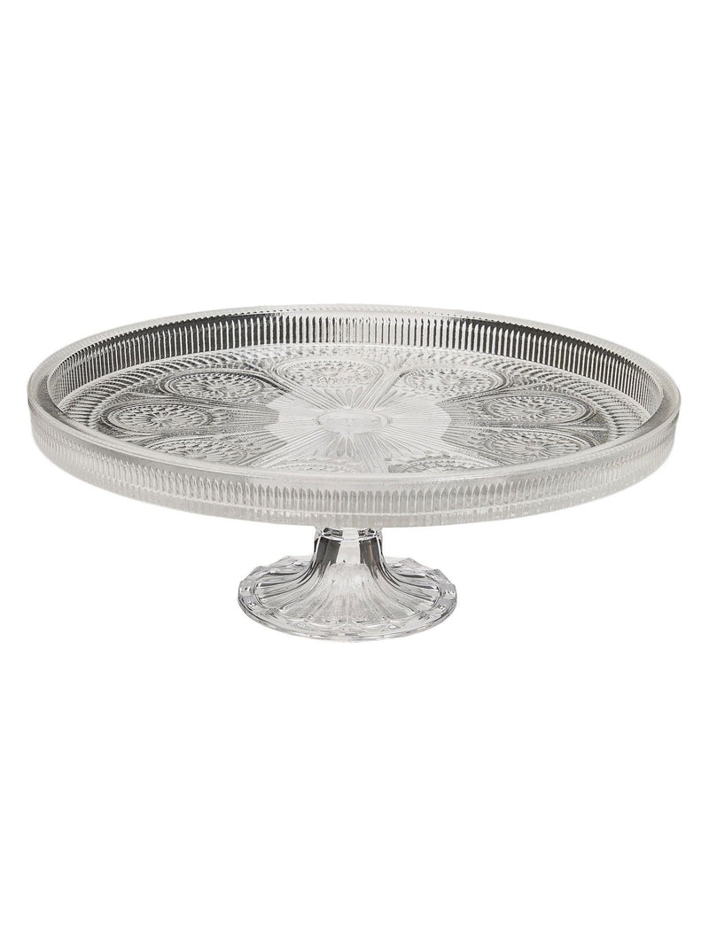 Dibor clear glass cake stand 30cm (British brand)