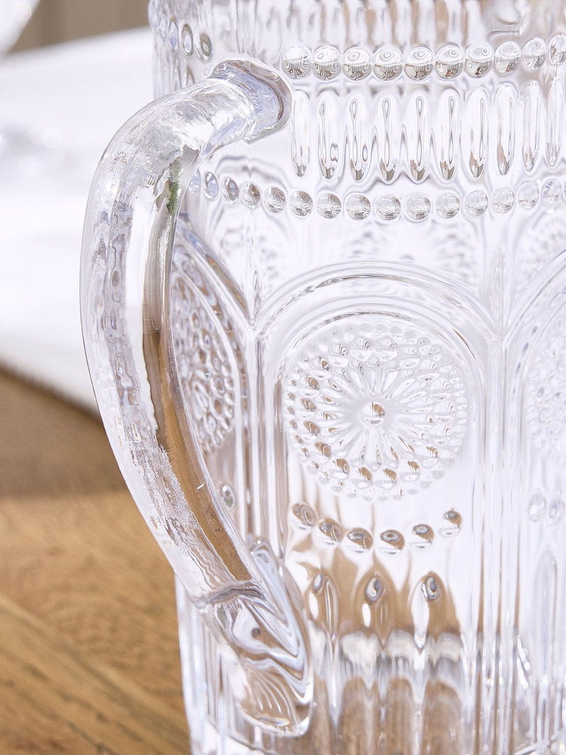 Dibor Clear Gallano glass pitcher (British brand)