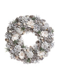 Dibor Morning Frost Christmas wreath 33cm - British product