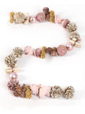 Dibor pink Christmas garland 120cm, UK version