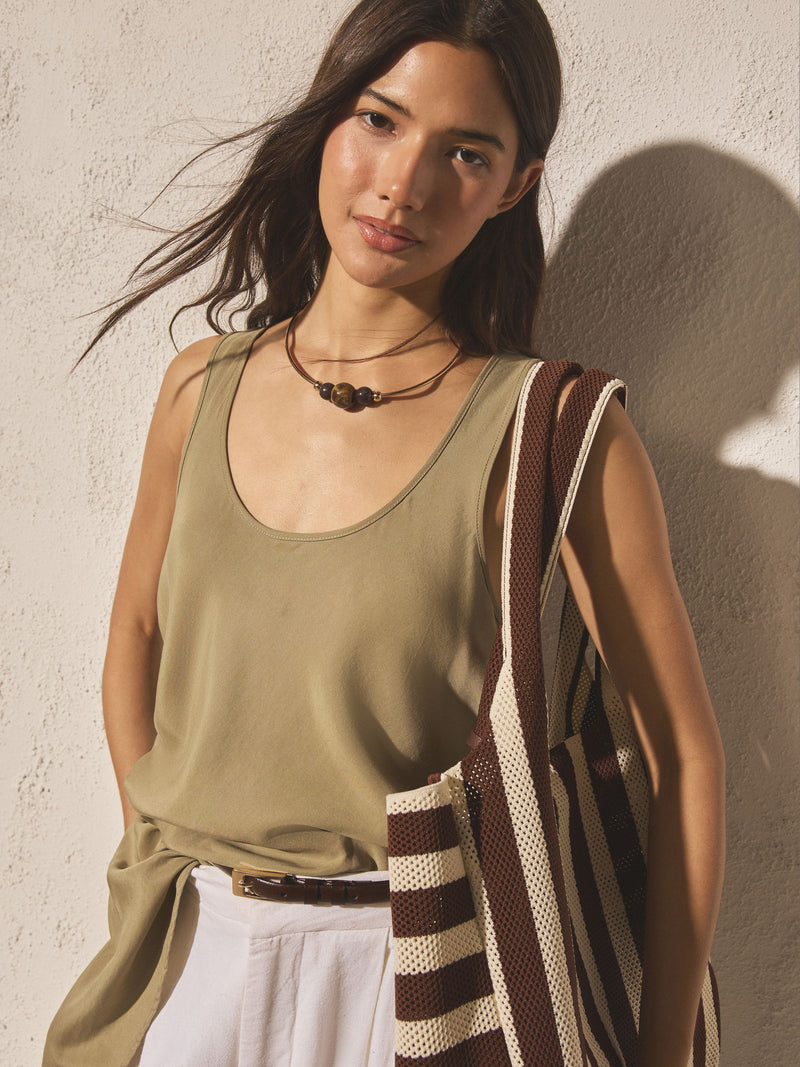 Caramel brown bead torque necklace, imported from the UK
