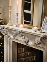 Next Dibor Frosted Christmas Garland 120cm- Buy online at McGrocer