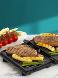 Daewoo stainless steel mini panini press, imported from the UK