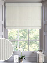 Next Next Blue Stitch Stripe Made to Measure Roman Blind- Buy online at McGrocer