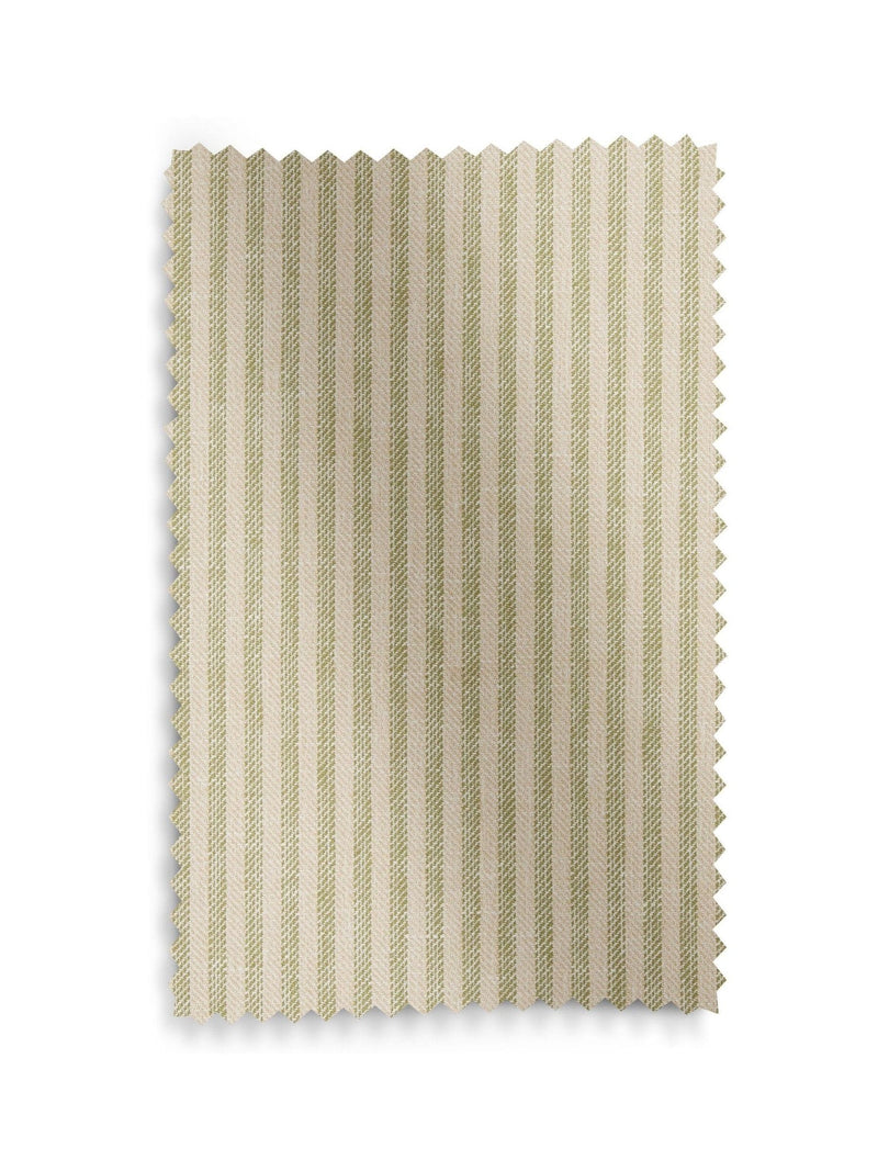 Green stitch stripe Roman blind, made to measure, UK version