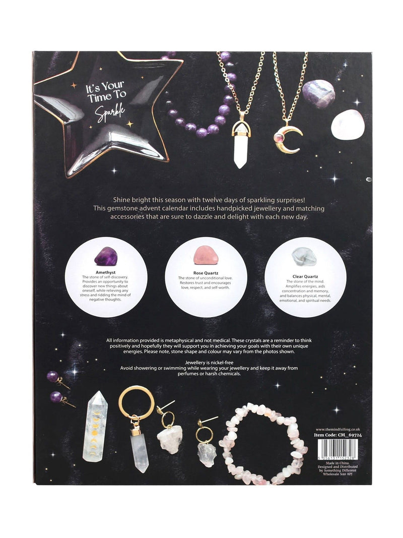 Something Different black crystal jewellery advent calendar, UK version