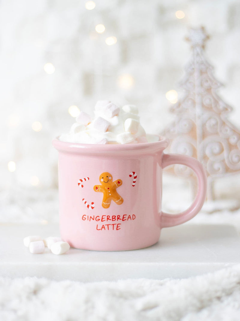 Something Different pink gingerbread latte mug 480ml - British product