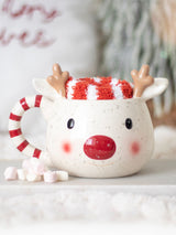 Next Something Different Brown Rudolph Reindeer Mug and Socks Set 400ml- Buy online at McGrocer