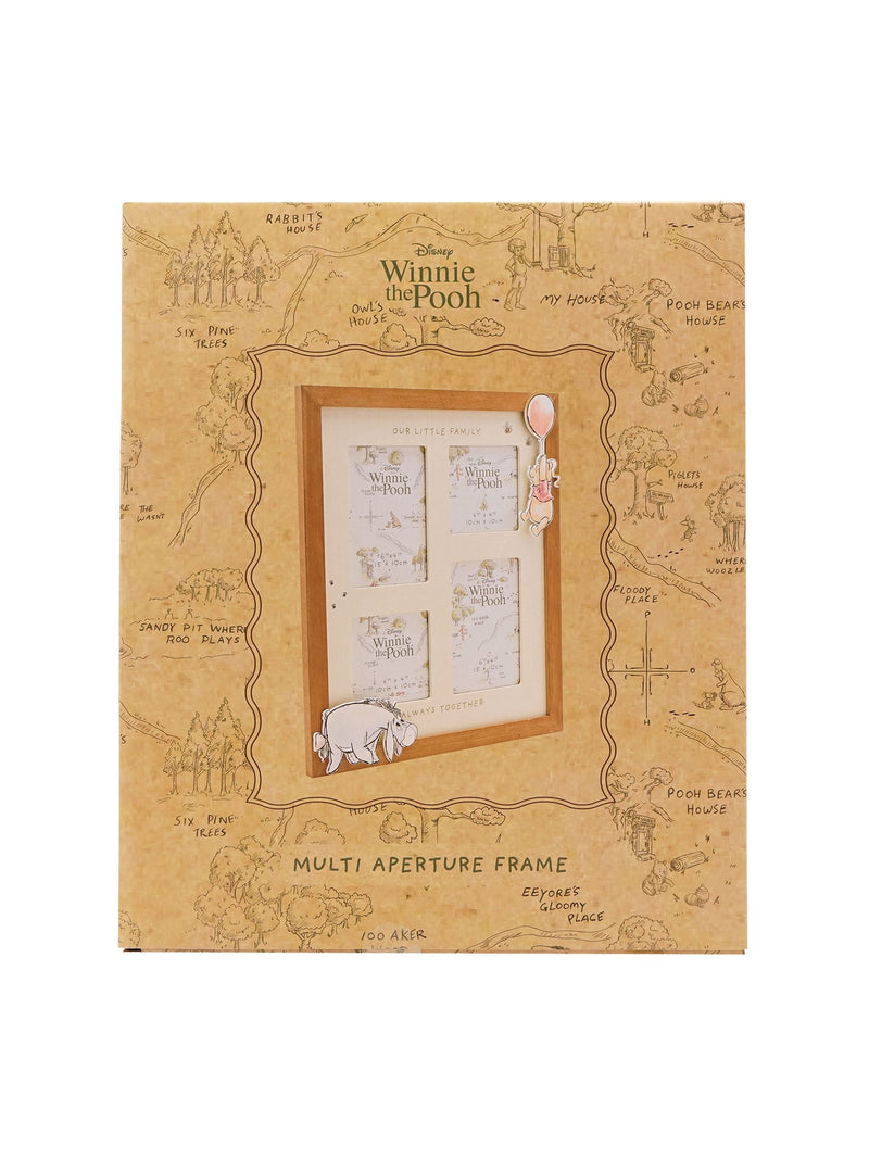 Widdop Brown Disney Winnie the Pooh multi aperture frame - British product