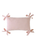 Laura Ashley pink stripe bow cushion 30x50cm - British product