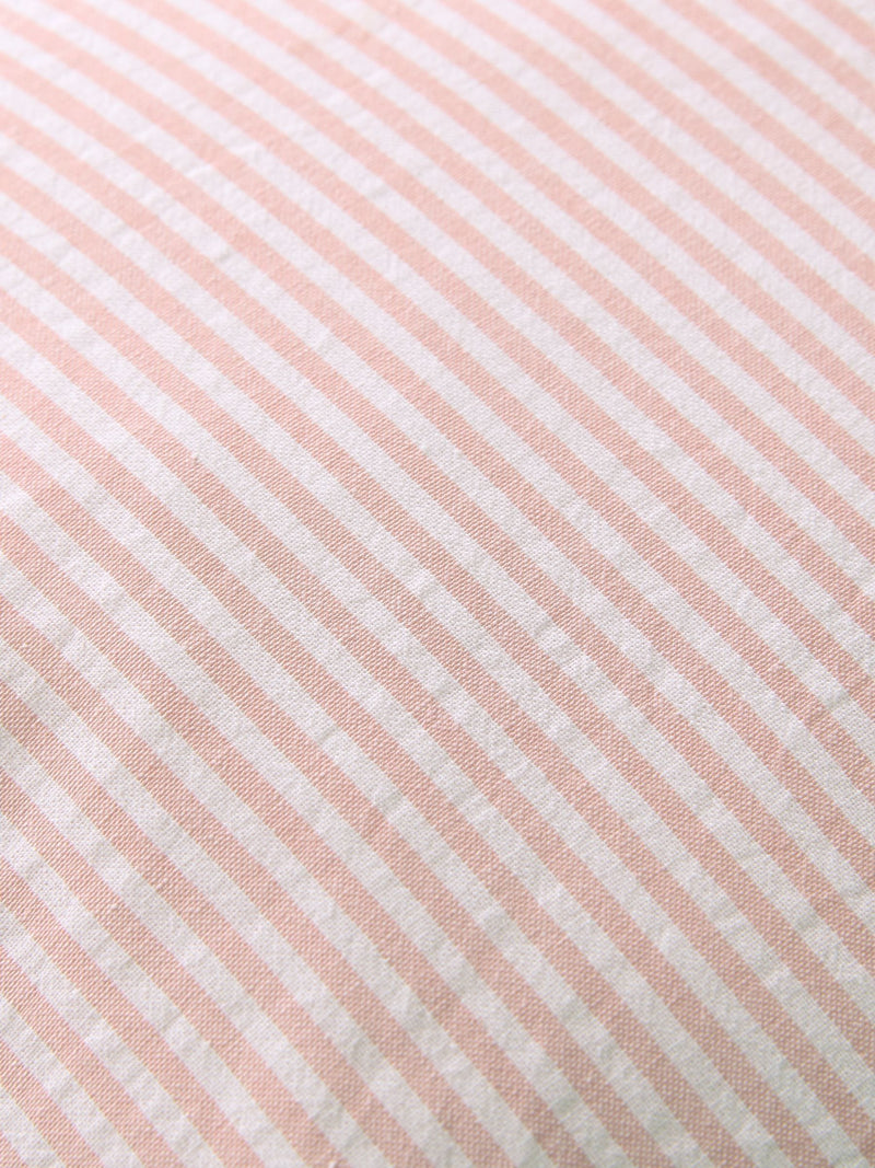 Laura Ashley pink stripe bow cushion 30x50cm - British product