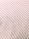 Laura Ashley pink stripe bow cushion 30x50cm - British product