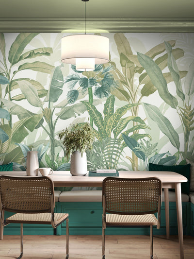 Next Graham & Brown Sage Congo Fixed Size Wall Mural 2.5m x 4m- Buy online at McGrocer
