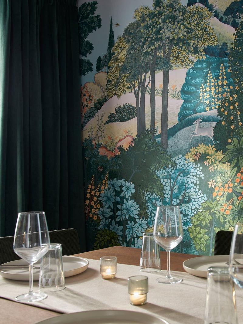 Graham & Brown Eden fixed size mural 2.5m x 4m, imported from the UK