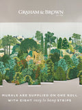 Graham & Brown Eden fixed size mural 2.5m x 4m, imported from the UK