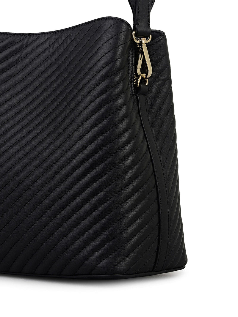 Radley black quilted cross-body bag medium, UK version