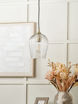 Next Pacific Clear Giselle Diamond Design Handcut Glass Pendant Light- Buy online at McGrocer