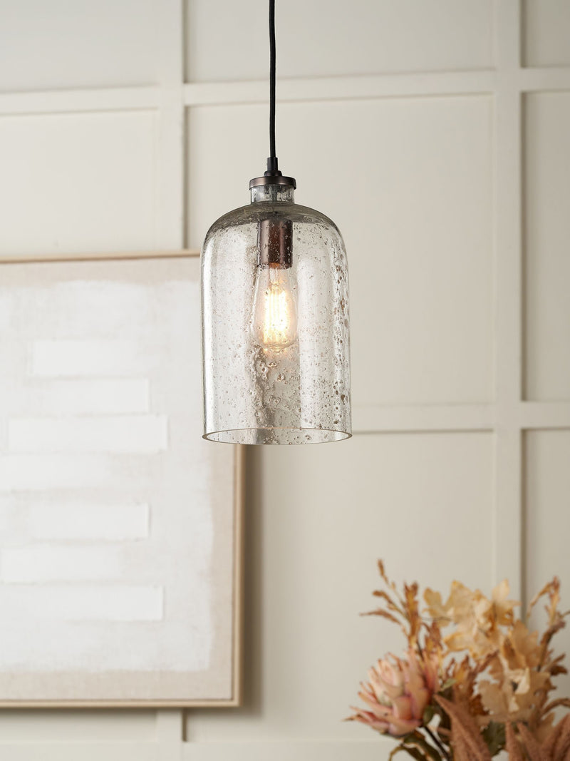 Pacific grey Ophelia bubble glass pendant ceiling light - British product