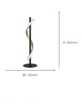 Eglo Conaprato modern LED table lamp black brass - British product
