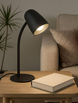 Next Eglo Carlo Black Steel Desk Lamp One Size- Buy online at McGrocer