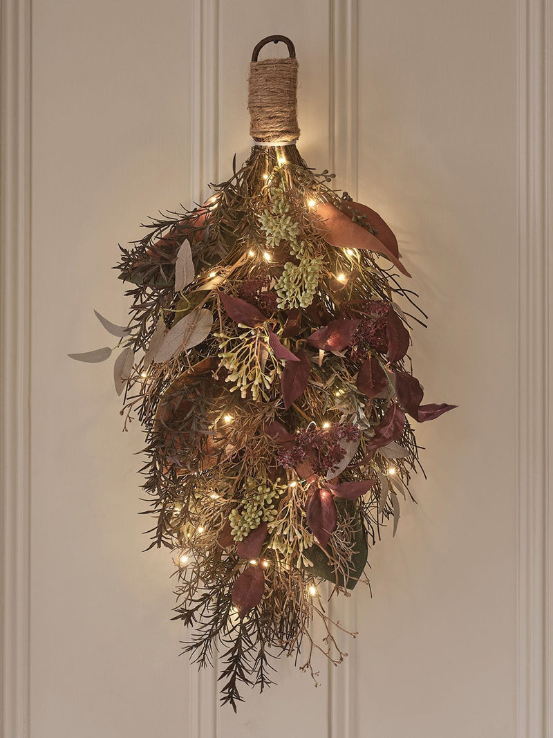 Lights4fun multi coloured pre lit autumn bough 67cm (British brand)