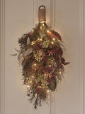 Lights4fun multi coloured pre lit autumn bough 67cm (British brand)