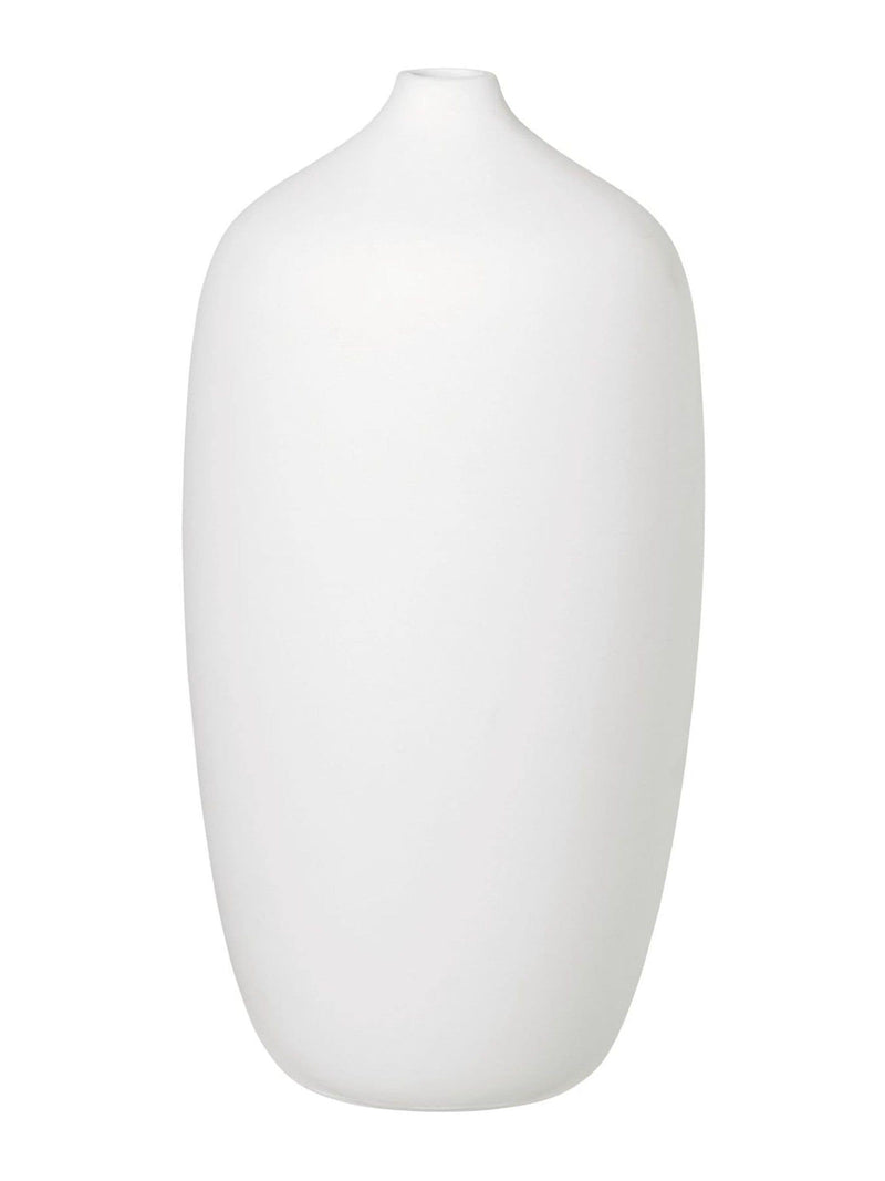 blomus white CEOLA large vase, UK version