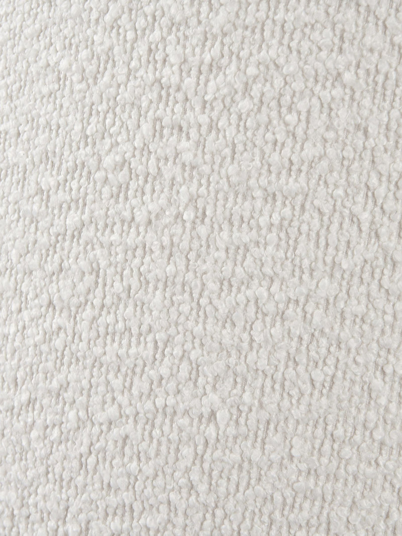 Pacific Natural conical wood table lamp with white boucle shade (British brand)