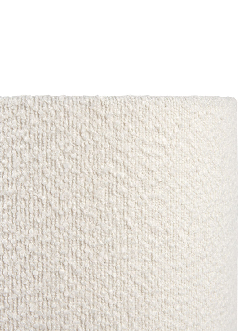 Pacific Natural Esha table lamp white boucle lampshade (British brand)