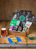 QWERTY Beer Box craft lager gift hamper, UK version