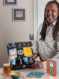 QWERTY Beer Box Cheers Dad beer gift hamper, UK version