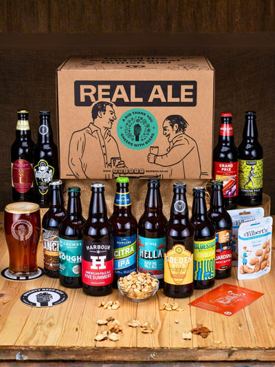 Next Real Ale Beer Gift Hamper Thank You - 12 x 500ml Bottles- Buy online at McGrocer