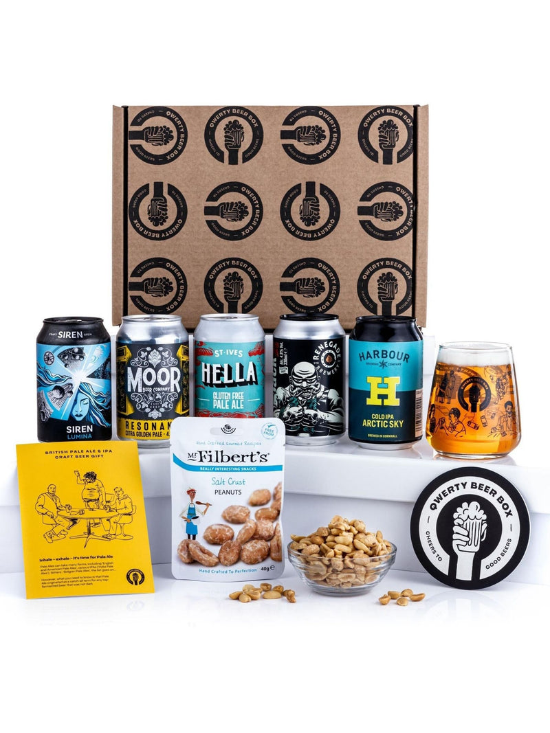 QWERTY Premium Pale Ale and IPA gift set, UK version