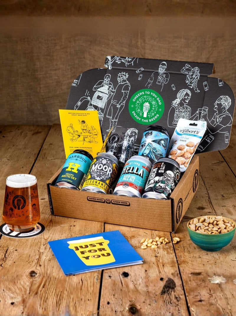 QWERTY Cheers Dad beer gift set craft IPAs - British product