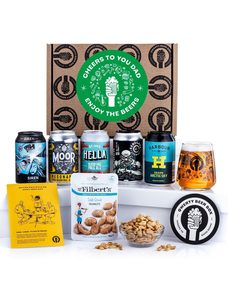 QWERTY Cheers Dad beer gift set craft IPAs - British product