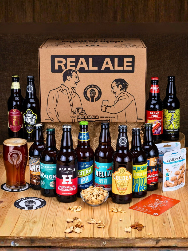 QWERTY Beer Box Legends gift hamper, UK version