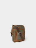 Osprey London Frontline waxed canvas leather messenger bag, imported from the UK