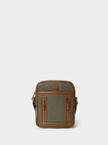 Osprey London Frontline waxed canvas leather messenger bag, imported from the UK