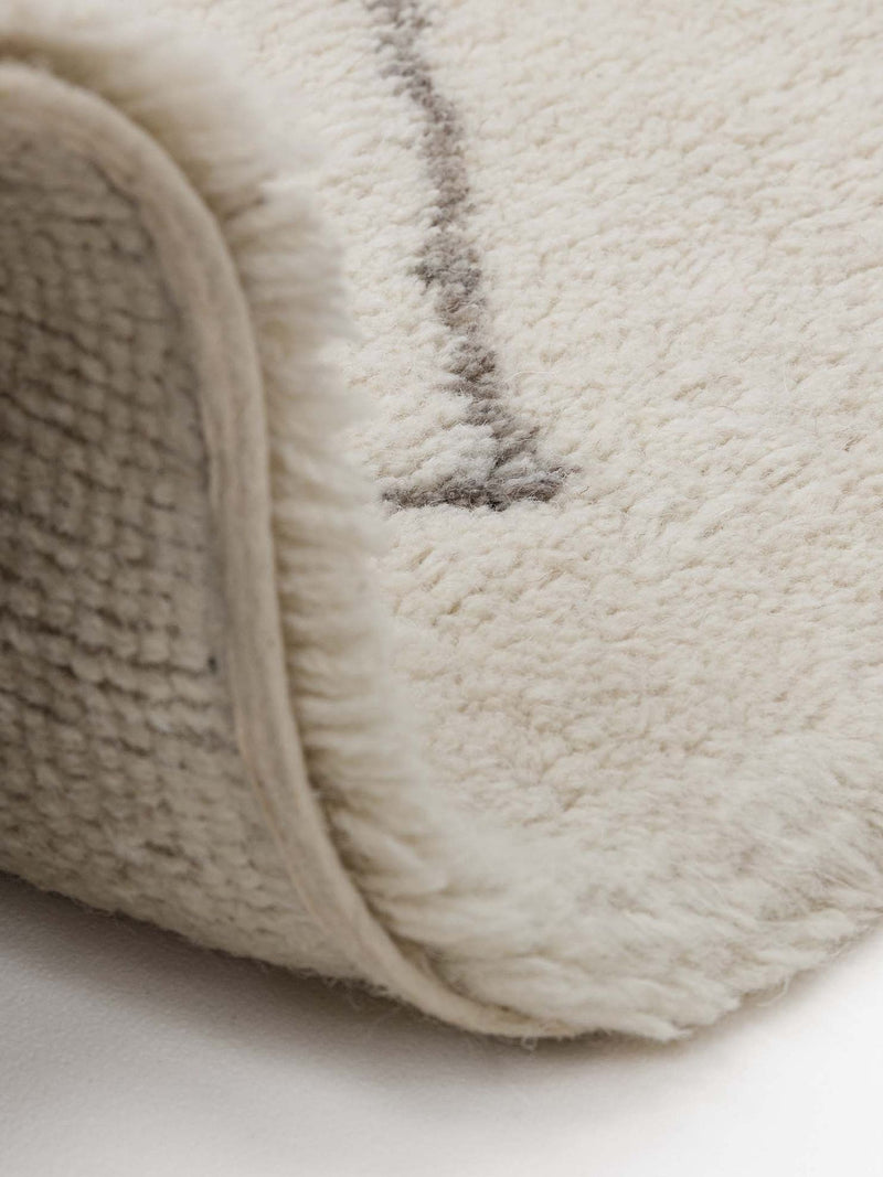 Asiatic Rugs grey washable Berber wool rug - British product