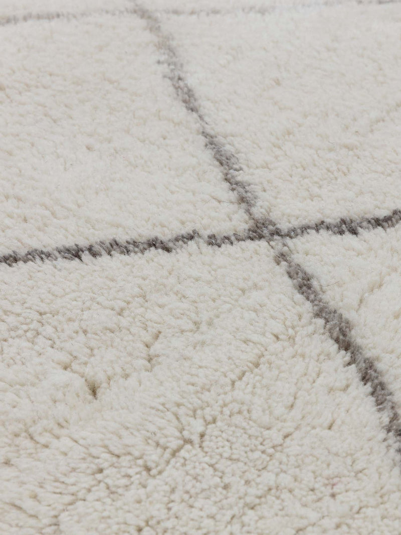 Asiatic Rugs grey washable Berber wool rug - British product
