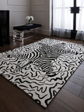 Asiatic Rugs zebra print rug polyester (British brand)