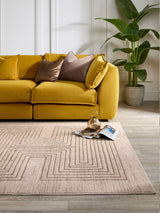 Next Origin Rugs Natural Calacatta Lines Rug- Buy online at McGrocer