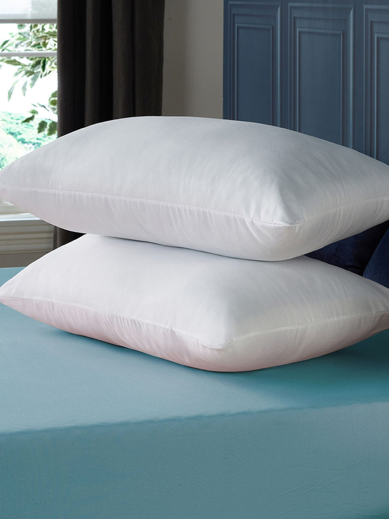 Downland anti-bacterial hypoallergenic pillows 2 pack (British brand)