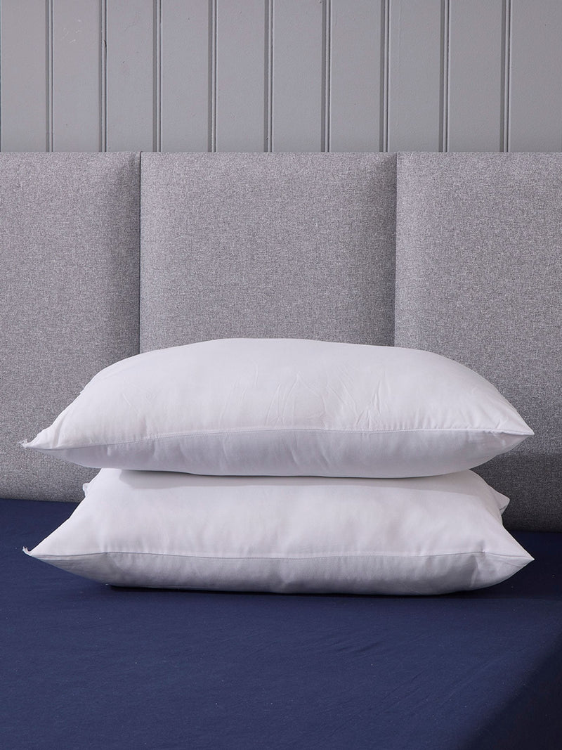 Downland Sleep Well Pillow Pair with hollowfibre filling, imported from the UK