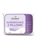 Downland Superbounce pillow pair 46x69cm, imported from the UK